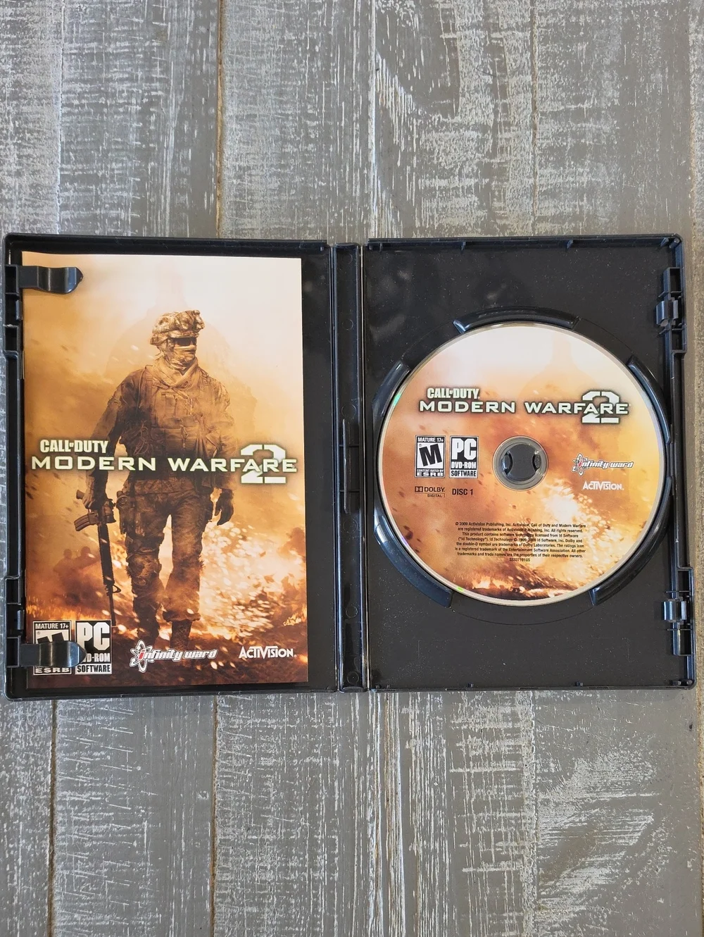 Call Of Duty - Modern Warfare 2, Windows PC, Rated M, 2 DVD-ROM Set, 2009 COD